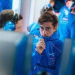 Franco Colapinto, 2026 sezonu test sürüşünde Alpine F1 aracıyla.