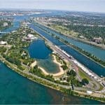 Montreal GP: Circuit Gilles Villeneuve pistinin genel görünümü