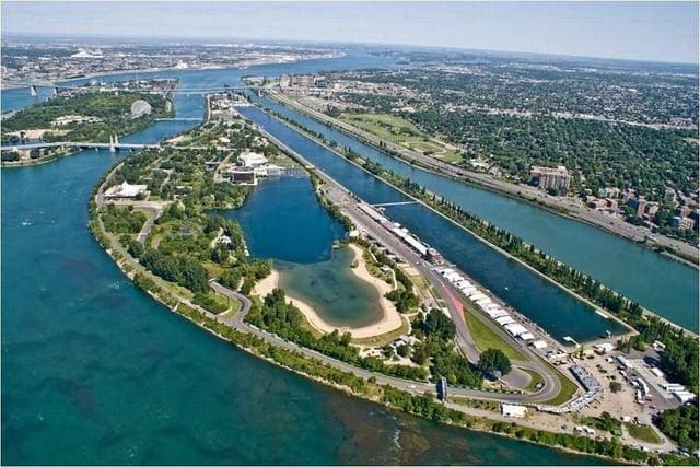 Montreal GP: Circuit Gilles Villeneuve pistinin genel görünümü