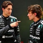 Kimi Antonelli ve George Russell Avustralya'da sohbet ederken. F1'de Antonelli Russell'ı geçiyor mu?