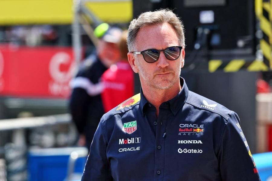 Christian Horner, Monaco Formula E padokunda görüntülendi.