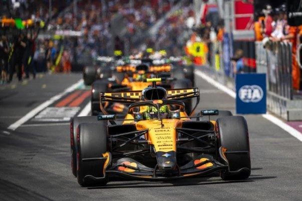 McLaren'in yeni 'Macarena' kanadı tasarımının yakından görünümü. F1 Haberleri.
