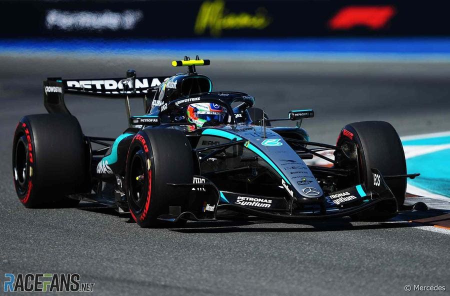 Miami Grand Prix'sinde Mercedes aracı ve F1 güncellemeleri