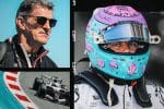 Cadillac F1 Takımı'nın Miami Grand Prix'sindeki garajından bir görüntü, detaylı analizler yapılıyor.