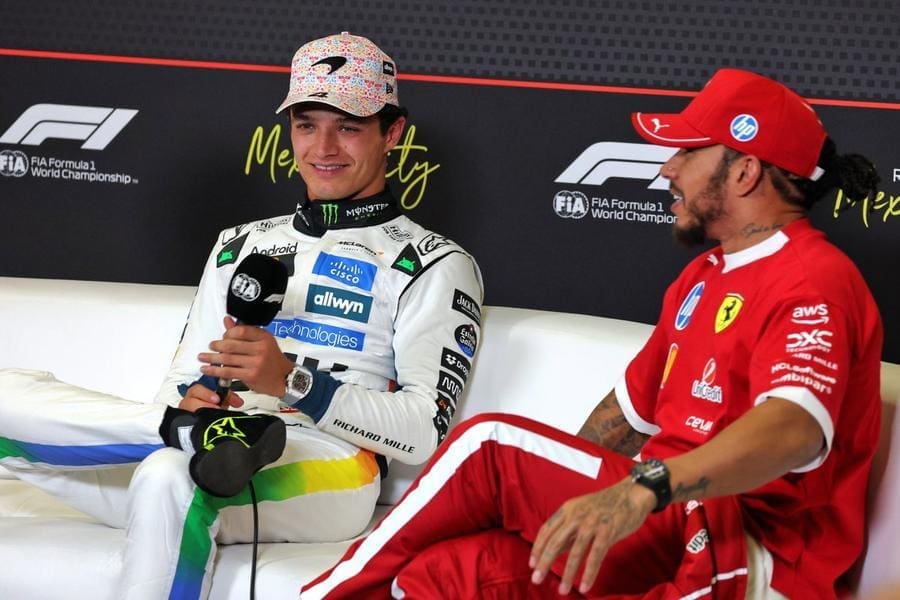Lando Norris, F1 kuralları hakkında açıklama yaparken.