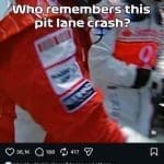 Kimi Räikkönen 2008 Kanada GP'sinde Lewis Hamilton ile kaza anı.