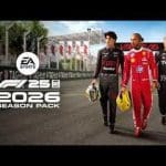 EA Sports F1 25 oyununun tanıtım görseli, 2026 sezonu araçları yer alıyor