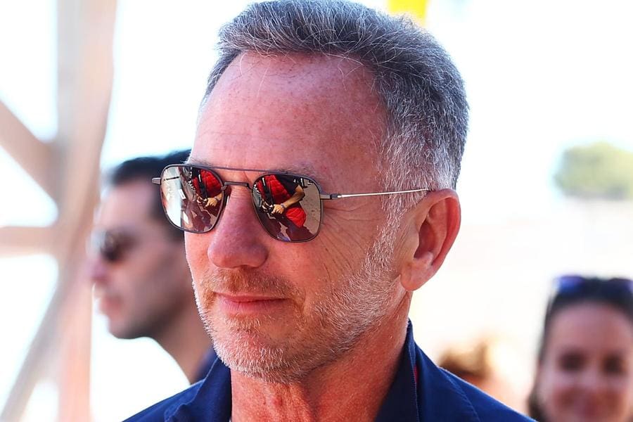 Christian Horner ve BYD yöneticisi Stella Li Cannes Film Festivali'nde BYD F1 Takımı görüşmesi yaparken