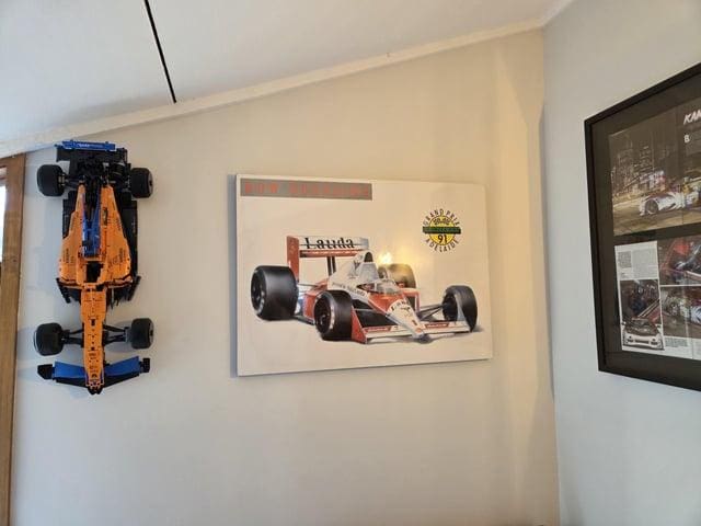 Orijinal Lauda Air konsepti tasarımının görseli, 1991 sezonu için Niki Lauda'ya özel