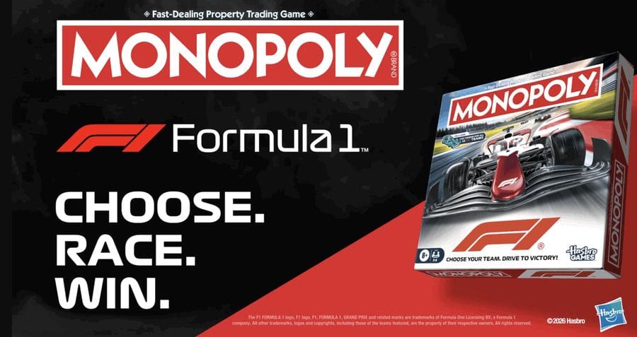 F1 Monopoly Seti: Formula 1 tutkunları için özel tasarım, eğlenceli kutu oyunu