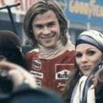Chris Hemsworth, James Hunt rolünde. Rush filminin unutulmaz sahnelerinden