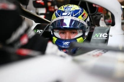 Haas pilotu Oliver Bearman yarış aracında, Kanada GP