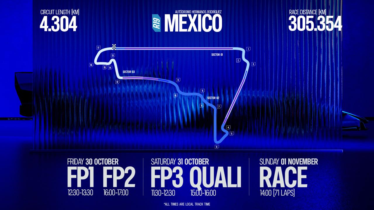 Alpine Mexico City GP 2026 seans saatleri program infografik FP1 FP2 Kaliifikasyon Yarış