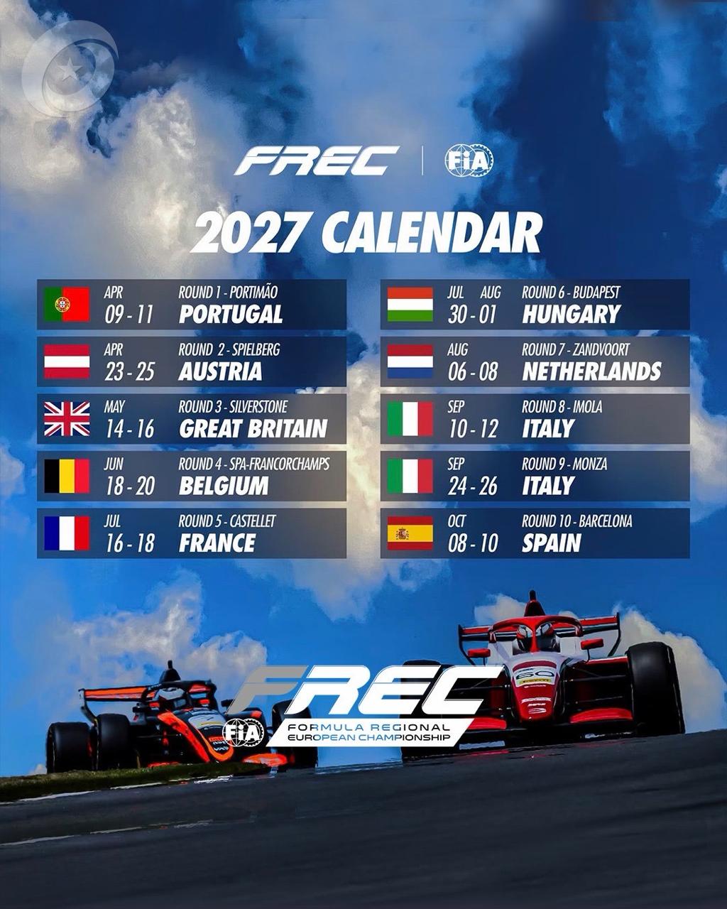 2027 FRECA Takvimi Alp Aksoy