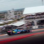 Pierre Gasly 10 Alpine BWT motion blur COTA Austin ABD GP 2026 yaris panning