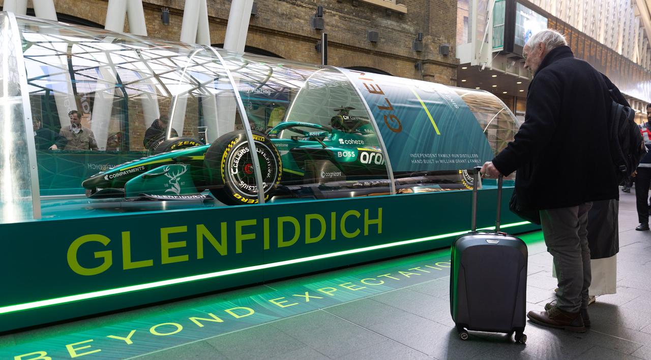 Yolcu Glenfiddich Aston Martin F1 Kings Cross