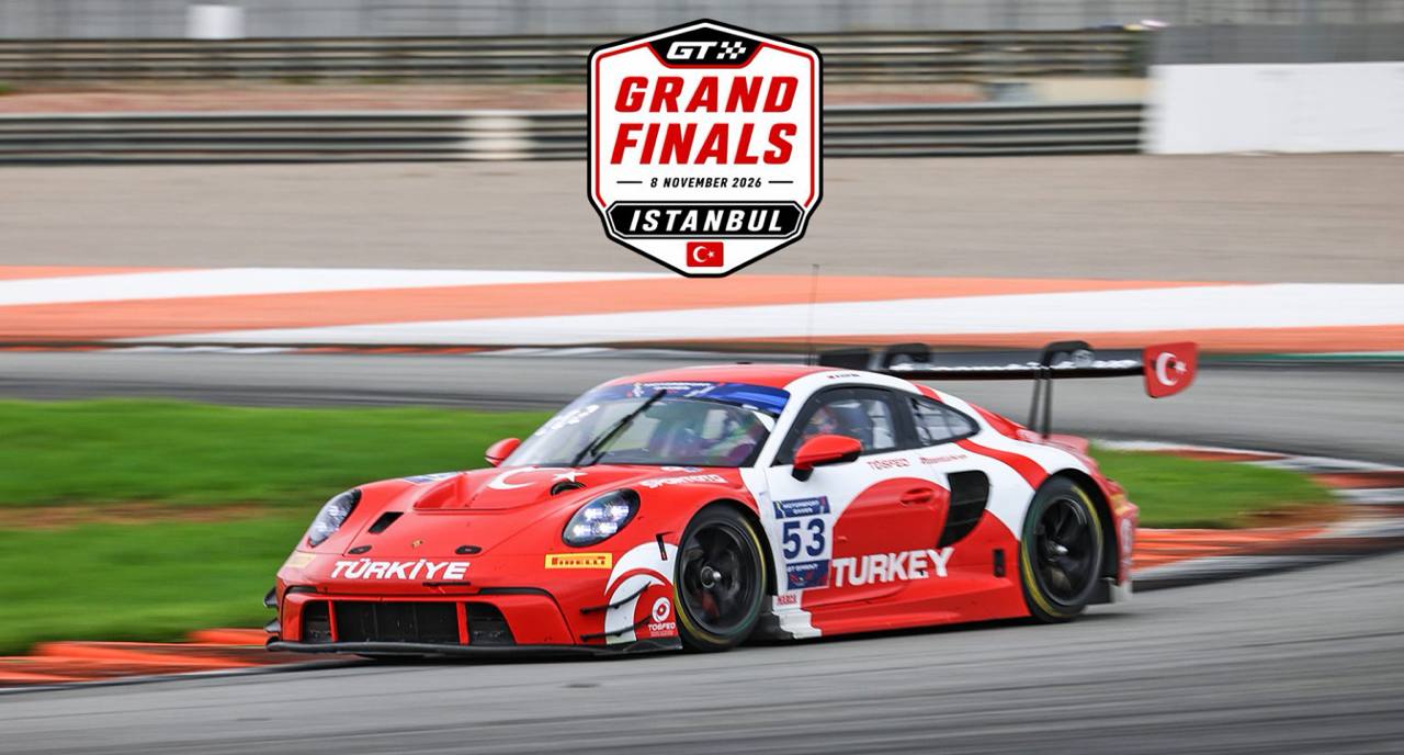 GT Grand Finals İstanbul 8 Kasım 2026 Porsche 911 GT3 #53 Türkiye livery pist aksiyonu İstanbul Park