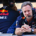 Christian Horner Red Bull Racing pit duvarı headset Honda BYBIT Mobil 1