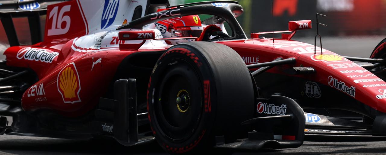 Charles Leclerc Ferrari SF-26 Pirelli Soft lastik Mexico City GP 2026 pist