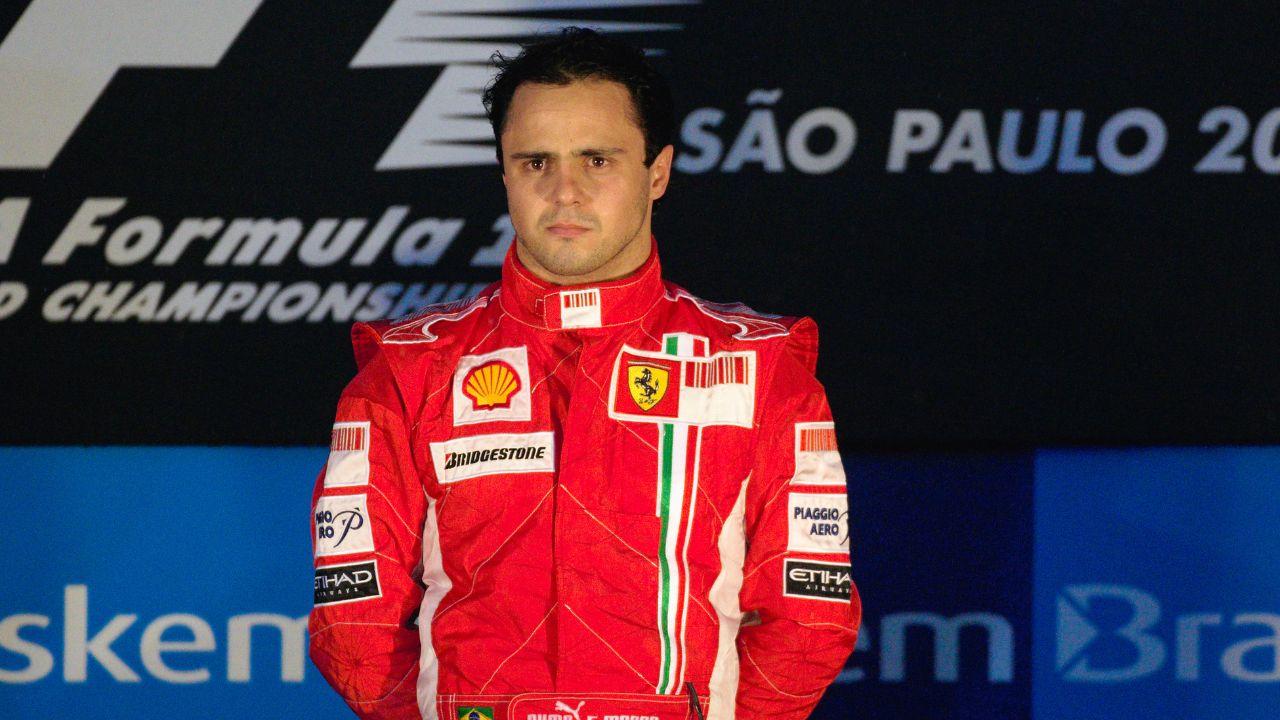 Felipe Massa Ferrari Sao Paulo 2008 podyum