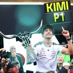 Antonelli KIMI P1 kalabalık kutlama ABD GP 2026