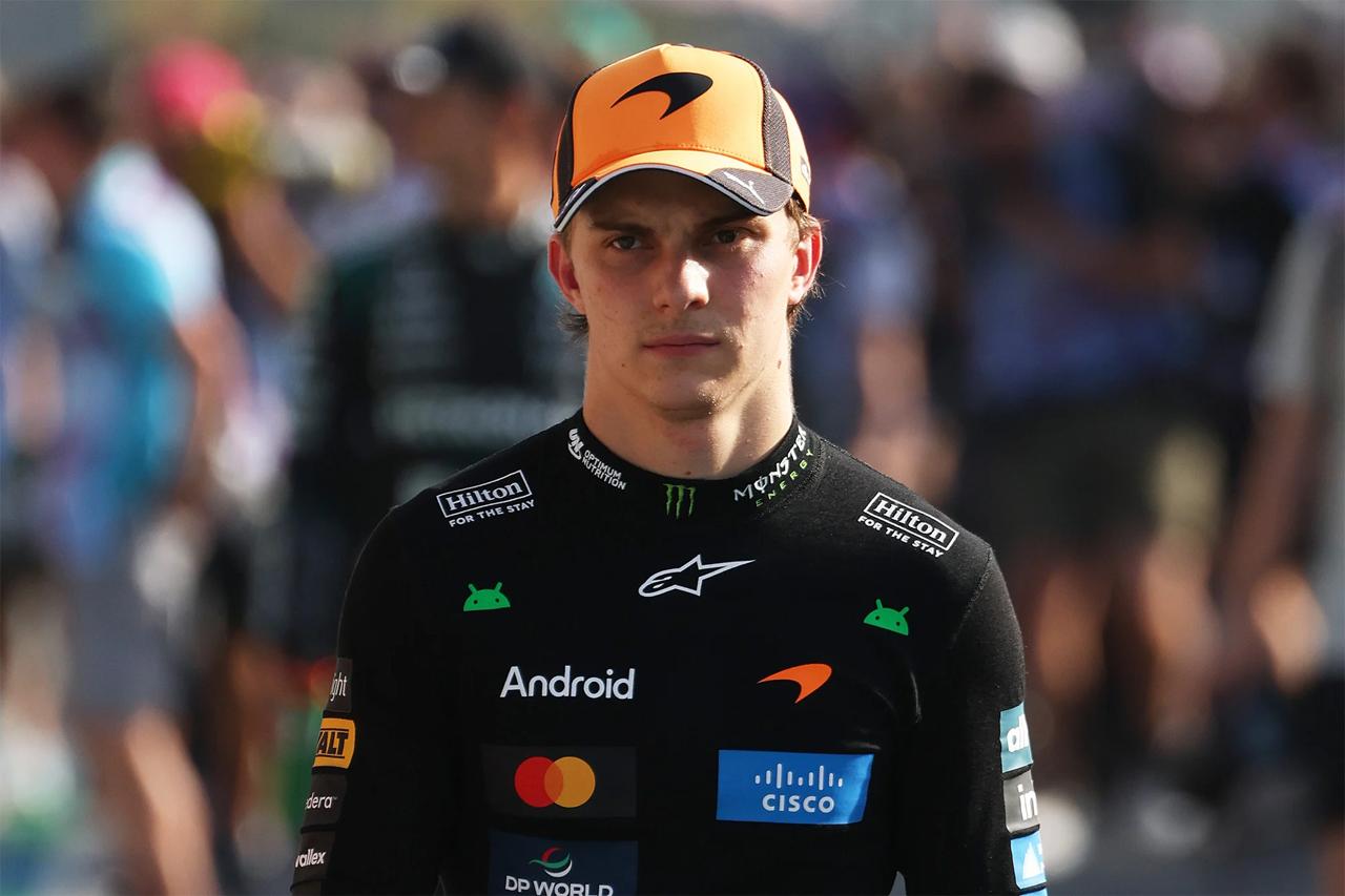 Oscar Piastri McLaren F1 2026 paddock Android Monster Energy