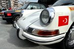Porsche 911 Çanakkale Truva Atı önünde — Klasik Otomobil Şampiyonası Bahar Rallisi 2026, Türk bayrağı ve Pirelli