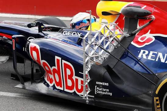Red Bull klasik sidepod aero rake