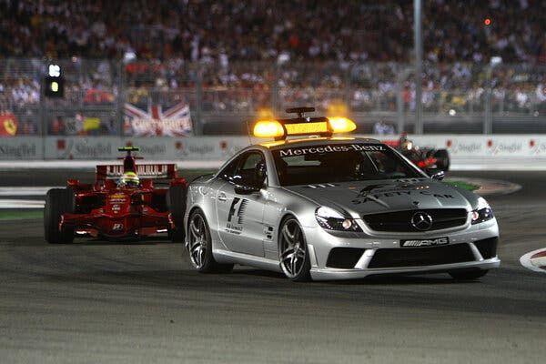 Safety car Massa Ferrari Singapur 2008 Crashgate