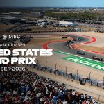 United States Grand Prix 2026 COTA Austin resmi afiş Formula 1 MSC Cruises