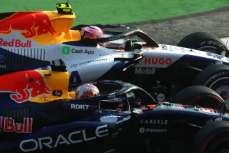 Max Verstappen Liam Lawson FP2 çarpışması Mexico City 2026