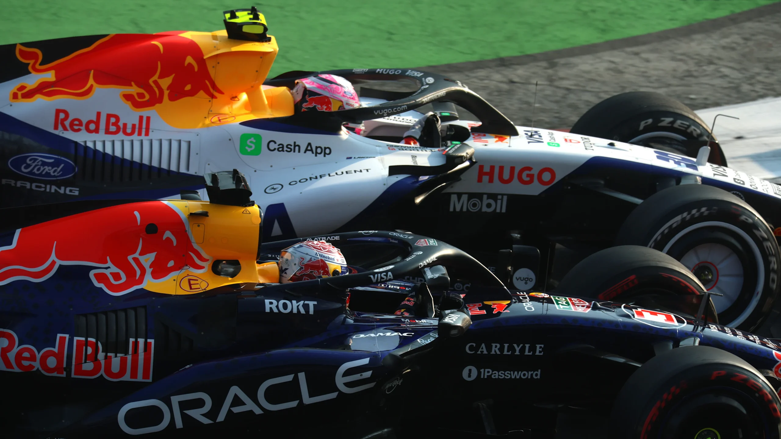 Max Verstappen Liam Lawson FP2 çarpışması Mexico City 2026