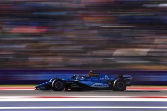 Williams FW47 Komatsu Atlassian Barclays COTA motion blur ABD GP 2026 panning