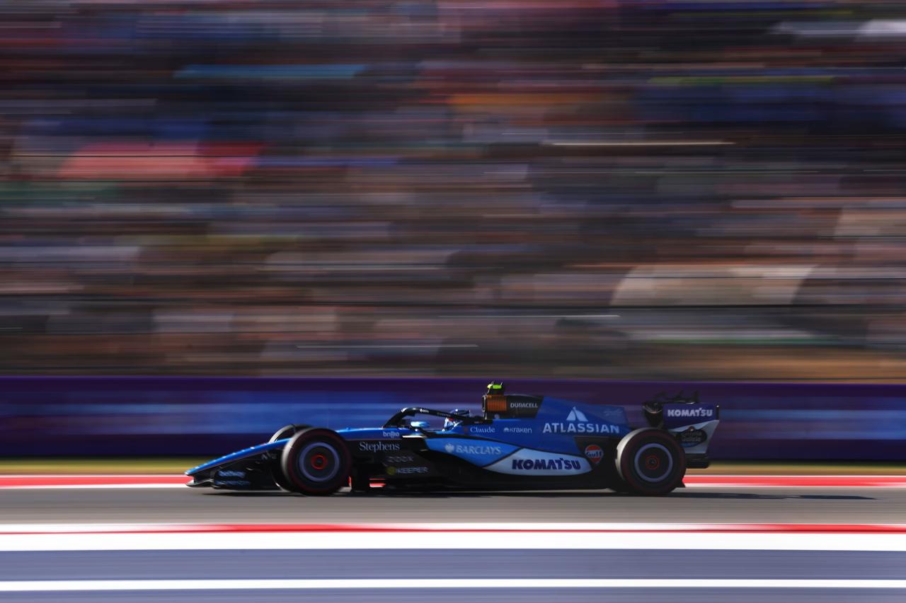 Williams FW47 Komatsu Atlassian Barclays COTA motion blur ABD GP 2026 panning